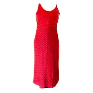 Soprano pink and orange Chevron stripe maxi dress - Small